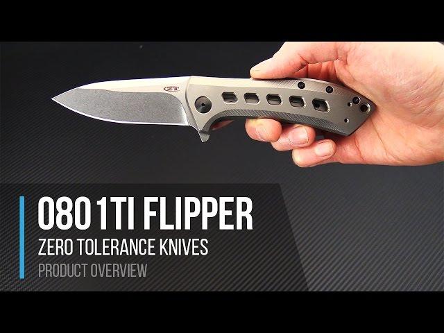 Zero Tolerance 0801TI Rexford Designed CPM S35VN KVT Flipper Overview