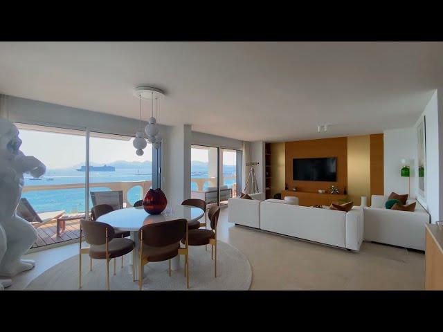 Cannes Croisette, exceptional flat,  incredible panoramic sea view ⎪David and Partners Luxury Estate