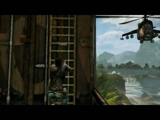 Uncharted 2 Gameplay Nathan V.s Train