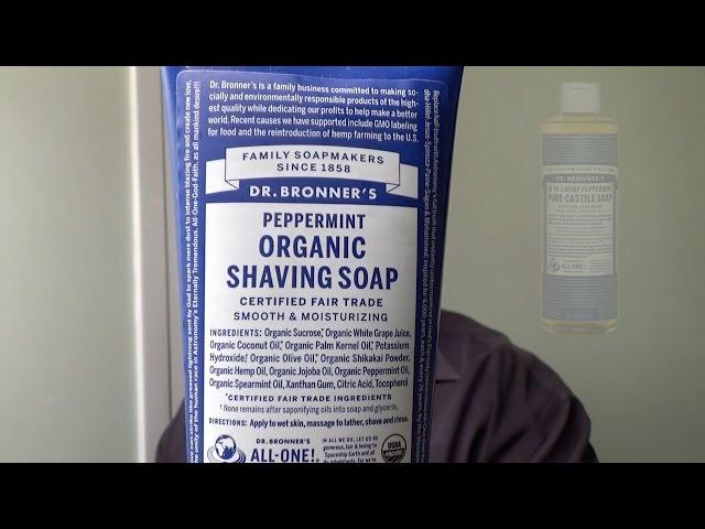 Dr. Bronner's Peppermint Shaving Soap