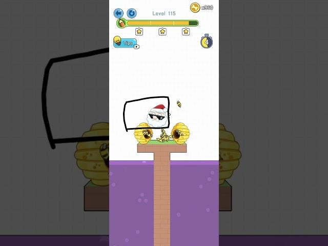 Save The Doge Puzzle Gameplay | Puzzle Dog Save To Bee Gameplay Video | Save The Doge Game Level 115