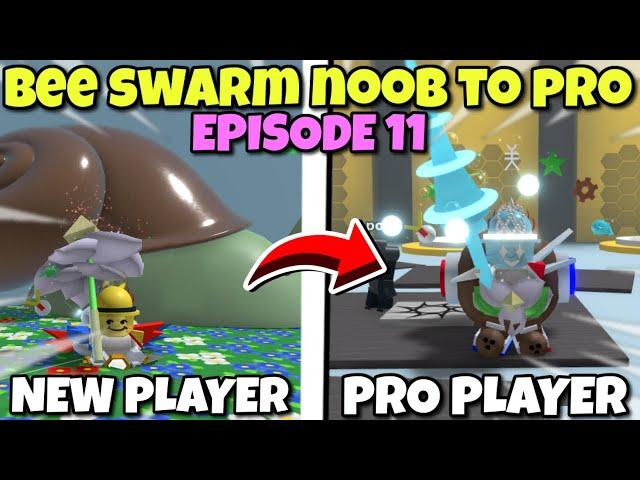 STUMP SNAIL DEFEATED - Bee Swarm Simulator NOOB to PRO Episode 11