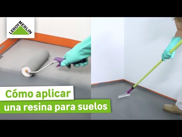 Cómo aplicar resina para suelo | Guía paso a paso | LEROY MERLIN