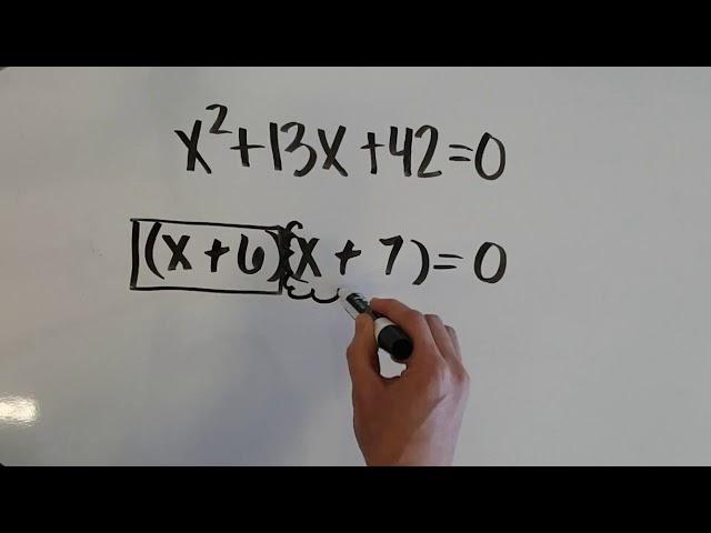 9.1 - Solving Quadratic Equations by Factoring