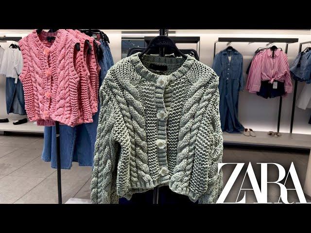  ZARA NEW KNITS COLLECTION   SPRING-SUMMER 2025 LATEST ARRIVALS