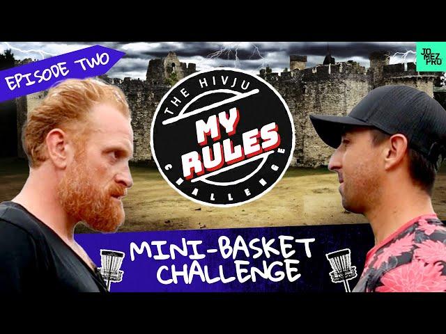 ​​Hilariously Difficult Disc Golf Challenges | McBeth VS. Hivju | Jomez