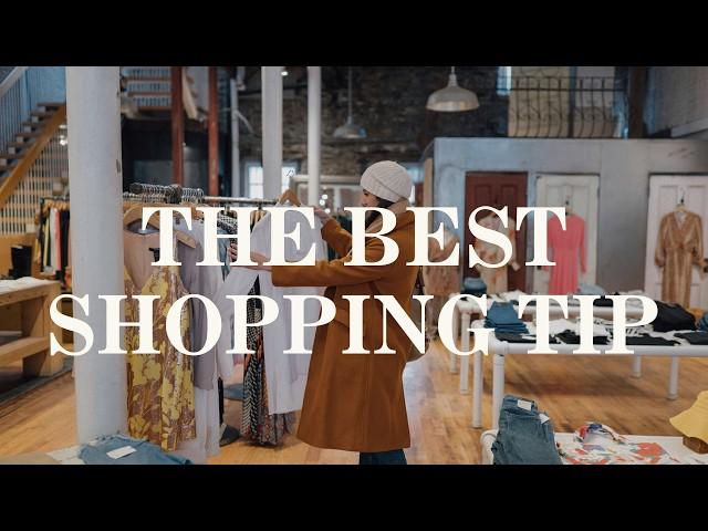 this ONE THING will help you shop less and better