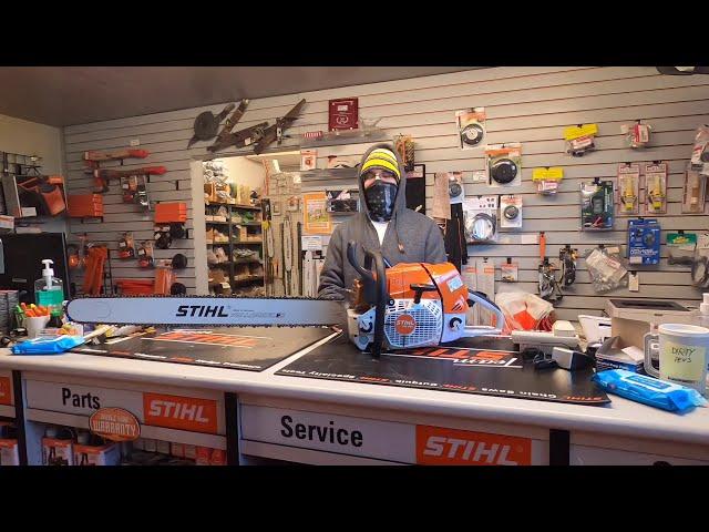 Biggest and baddest chainsaw NEW STIHL MS881 Magnum