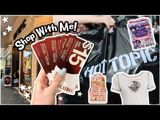 Shop w/Me @ Hot Topic!Spending My HOT CASH!