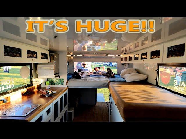 This Truck Camper Interior is like a 5 Star Hotel! F550 Custom Overland Camper Build Walk Through