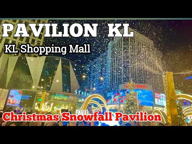 PAVILION  KL | Kuala Lumpur  Shopping Mall - Christmas 2024 | Malaysia  Walking Tour Big Snow Show