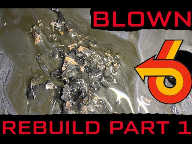 1986 BUICK GRAND NATIONAL MURDERED OUT - BLOWN UP ENGINE!!! REBUILD PART 1