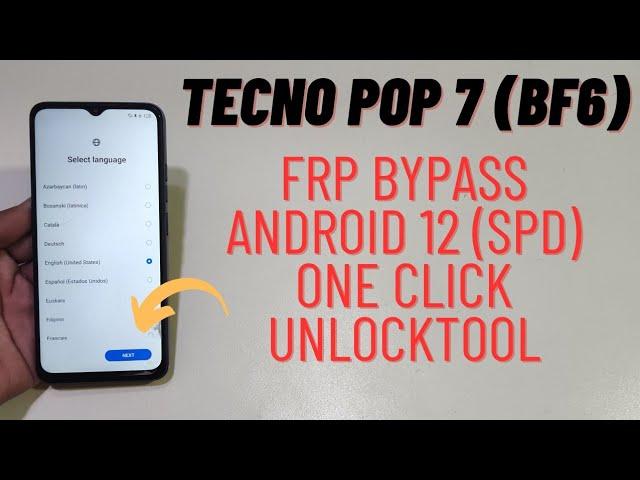 Tecno Bf6 Frp Bypass Spd UnlockTool One Click 2023 Update