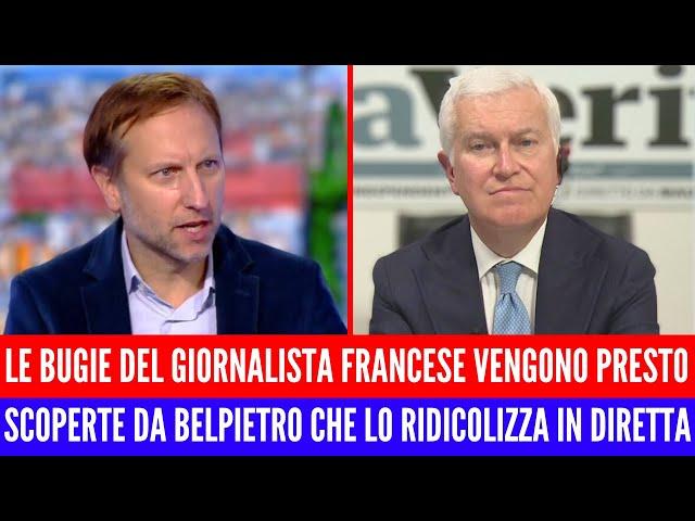 BELPIETRO PERDE LA PAZIENZA CON L'ARROGANTE GIORNALISTA LABARRE E IL CONDUTTORE RIMANE...