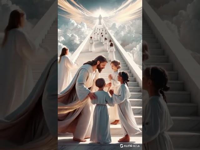 Jesus loves little children l Jesus hug l Jesus keep me#heaven #jesuslovesyou  #jesus #childjesus