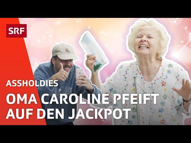 Oma Caroline scheisst auf Geld | Comedy | Assholdies | SRF