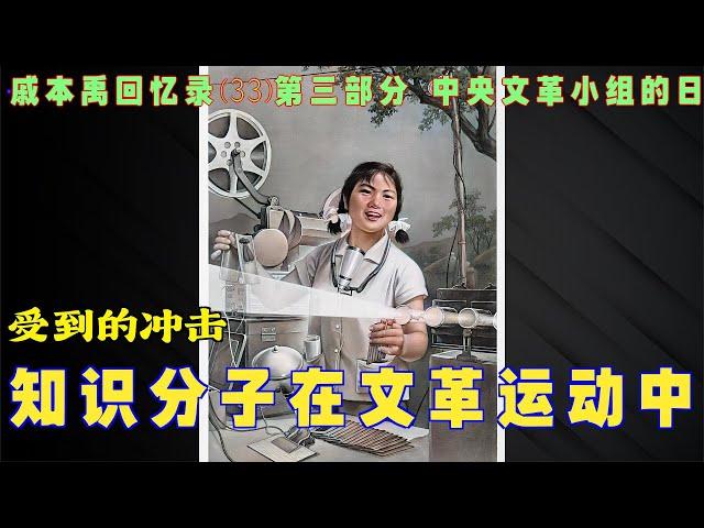 戚本禹回忆录(33)第三部分 中央文革小组的日日夜夜####知识分子在文革运动中受到的冲击####