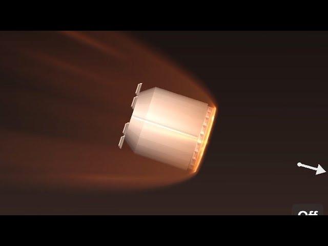 Perseverance rover landing in Sfs 1.53 #shorts #sfs1.53 #sfs #spaceflightsimulator #sfsb