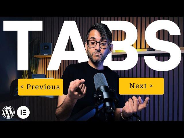 Add Navigation Buttons to the Tabs