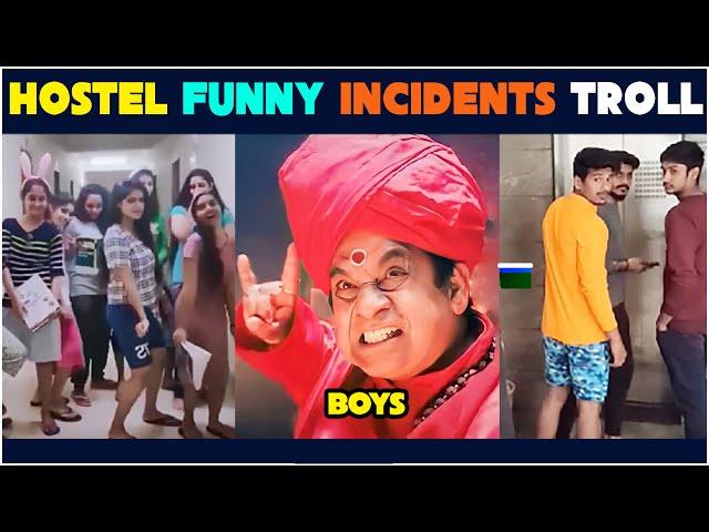 hostel atrocities troll | hostel incidents troll | hostel life troll | telugu troll | Brahmi On Fire