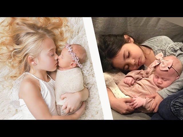 Ava meets Posie for the first time! (Cutest reaction)