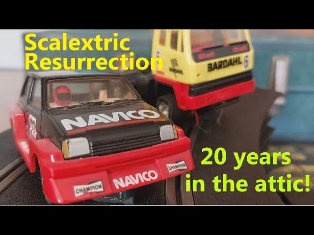 The Scalextric Resurrection Part 1 - 20 years in the attic!