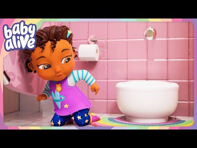 The Babies Potty Train Katie Kat    NEW Baby Alive Season 4