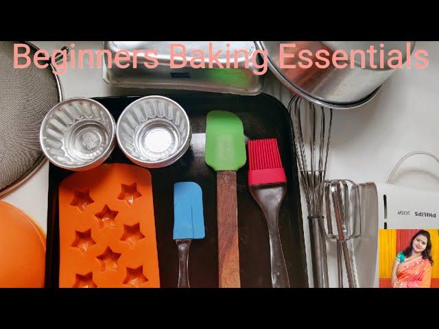 Baking Essentials for beginners//My baking tools//Baking kit//Pratibha Recipe