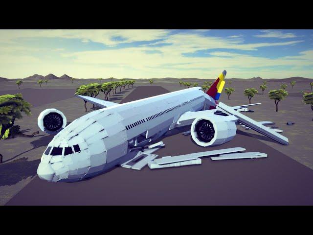 Real Airplane Disasters and Emergency Landings #9 | Besiege