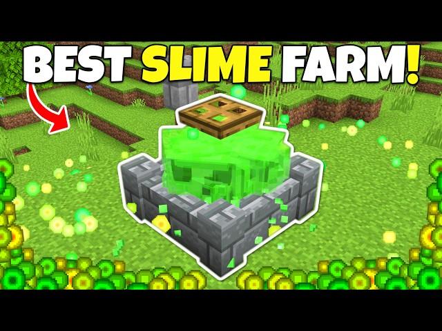 The BEST SLIME FARM in Minecraft! 2,000+ Slime/Minute! Minecraft Bedrock Edition Tutorial