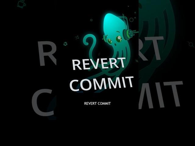 It's too easy! Revert commit with just 2 clicks ⏮ #programming #coding #shorts