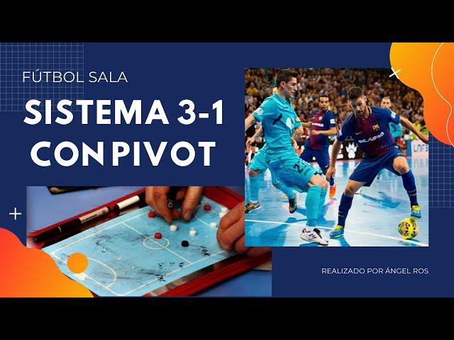 SISTEMA TÁCTICO ROTACIÓN 3-1 FÚTBOL SALA CON PIVOT