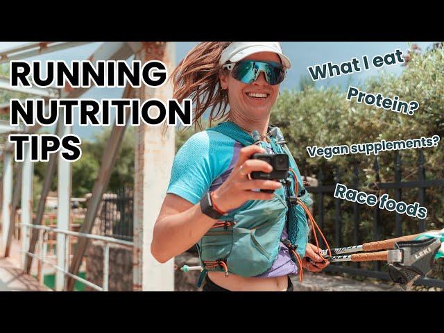 MY RUNNING NUTRITION | Gels, supplements, protein | Vegan athlete