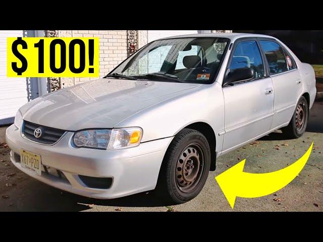 Can We Transform This Beat Up Old Corolla For Just $100?!