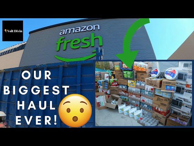 Dumpster Diving Amazon Fresh Our Biggest Haul Ever! S1E77