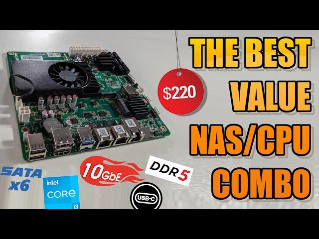 A $230 10GbE and i3 6 Bay NAS Mobo - HOW? Any Good? (MW-N305-NAS)