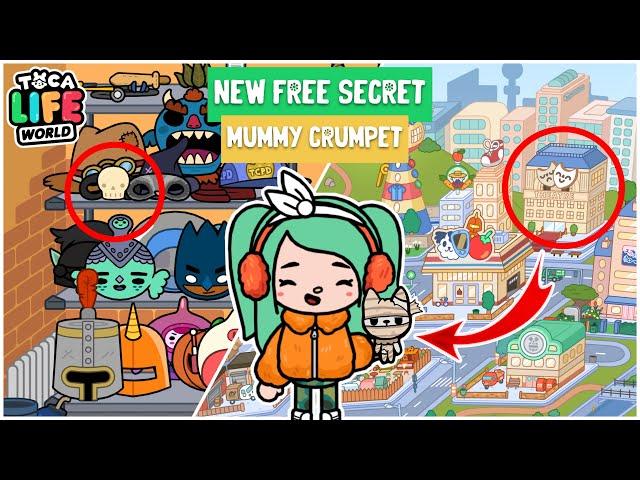 🩹New Free Halloween Mummy Crumpet In Bopcity Tocalifeworld | New Free Crumpet in Toca Boca 