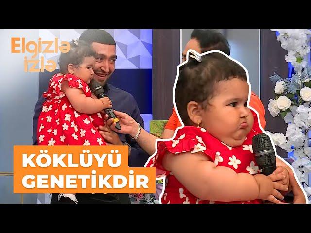 Elgizlə izlə | Elgiz Əkbər balaca Mədinənin şirinliyinə heyran oldu