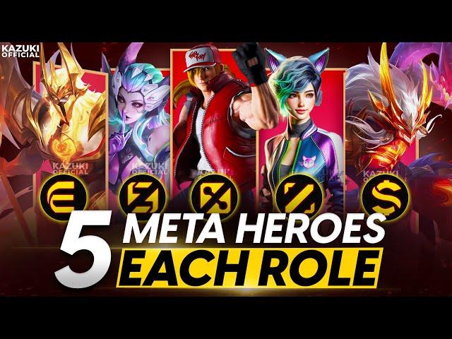 TOP 5 META HEROES FROM EVERY ROLE TO BAN OR PICK IN SEASON 32