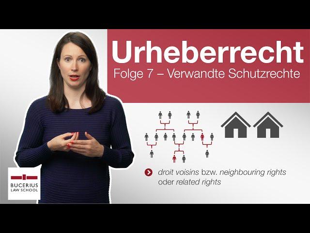 Verwandte Schutzrecht | Urheberrecht | Folge 7 (Prof. Dr. Kuschel)