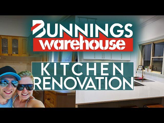 BUNNINGS KITCHEN RENOVATION | We built our own kaboodle kitchen from start to finish!