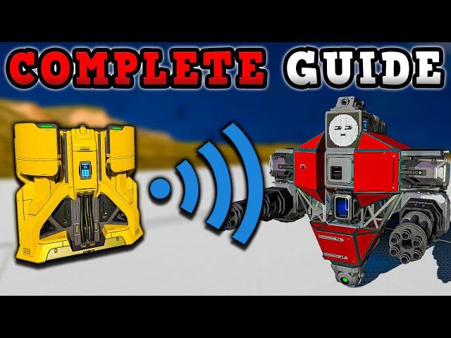 Ultimate Guide to WIRELESS AUTOMATION in Space Engineers