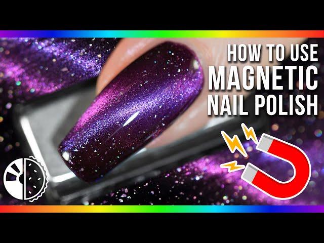 How-To  Magnetic Nail Polish at Home! No Gel!