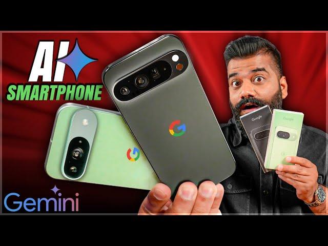 Google Pixel 9 & Pixel 9 Pro XL Unboxing & First Look - Best AI Smartphones