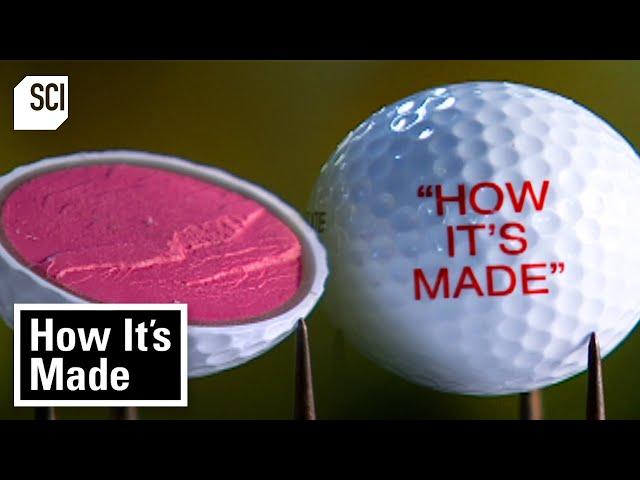 How Golf Balls, Clubs, Carts, & Tees Are Made | How It's Made | Science Channel