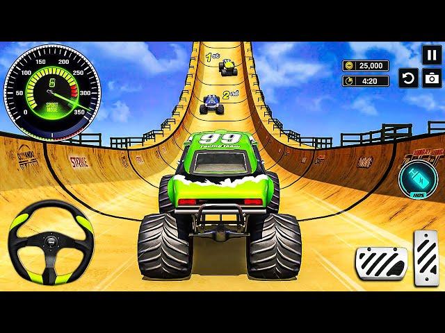 Monster Truck Mega Ramp Impossible Driver - Mega Ramp Car Stunt Master Simulator - Android Gameplay