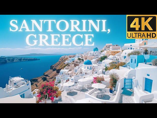 The Stunning Architecture of SANTORINI, GREECE - 4K ULTRA HD