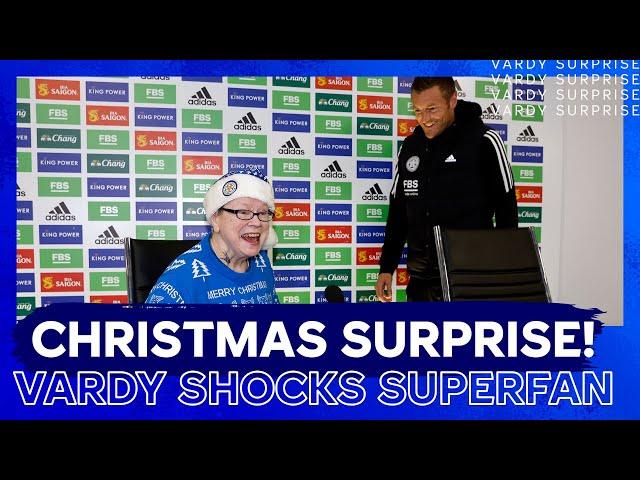 "I Can't Believe It!" - Jamie Vardy Surprises Superfan For Christmas!