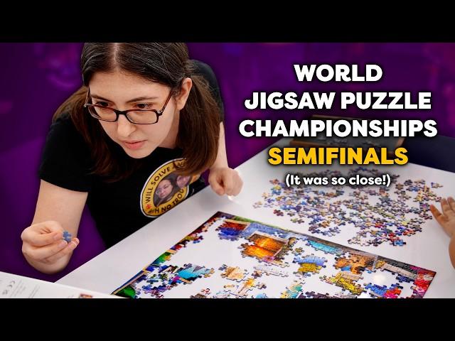 ONE SECOND DIFFERENCE at the World Jigsaw Puzzle Championships