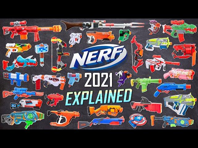 Every 2021 Nerf Blaster Explained in 10 Words or Less